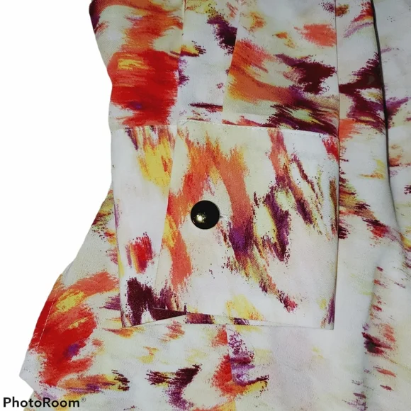 Terra & Sky NWT Plus Size V-Neck Long Sleeve Flowy Tunic Top 663 - Picture 8 of 9